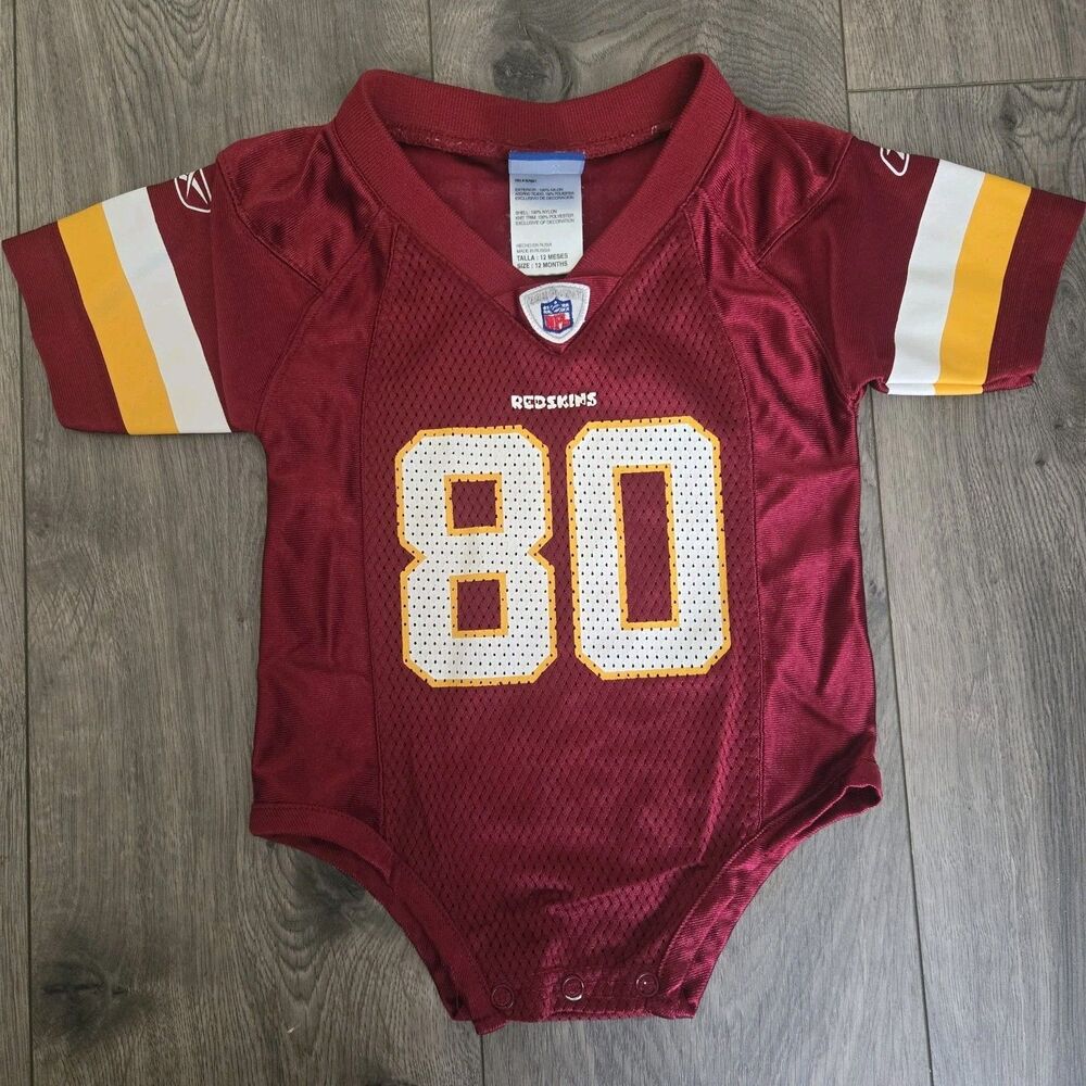 ​VTG Washington Redskins Infant Jersey 12M Laveranues Coles #80 Reebok NFL Snaps